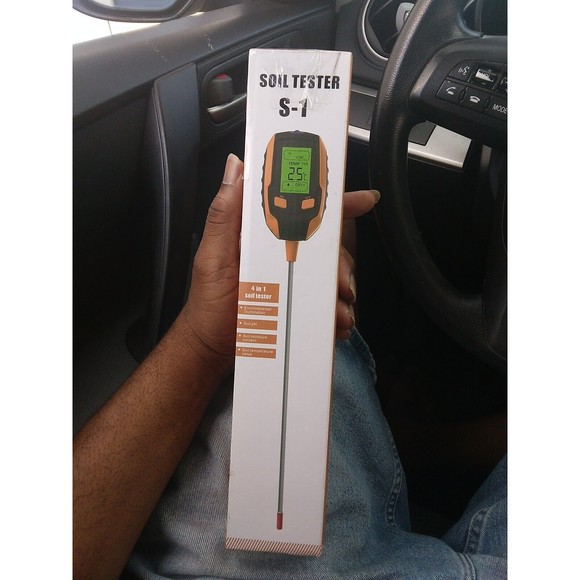 4 in 1 Soil Tester S-1 PH Moisture Temperature Environmental Illumination New - Picture 1 of 2